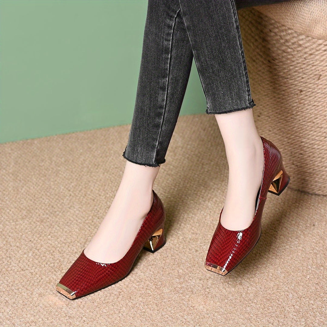Viviane™ – Escarpins élégants à talon stable pour pieds sensibles