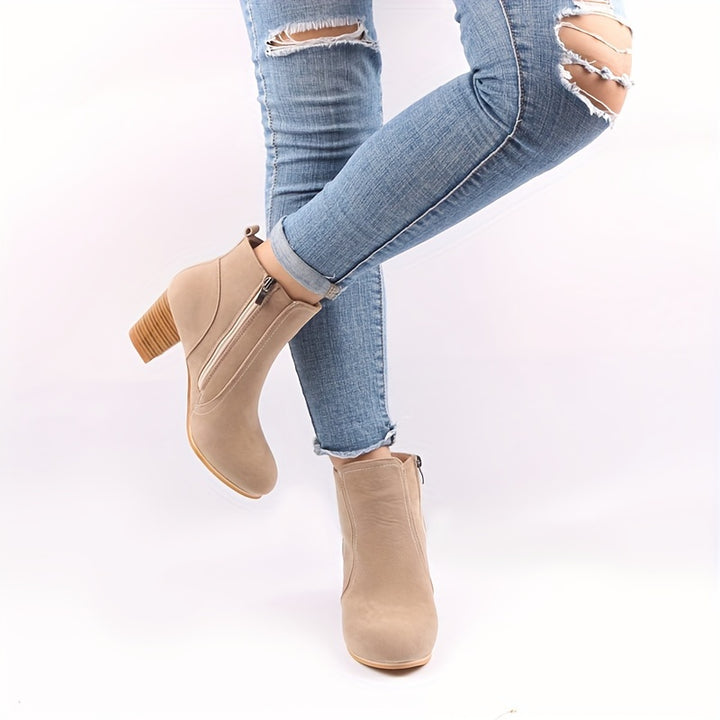 Maryline™ – Bottines à talon stable et confort longue durée