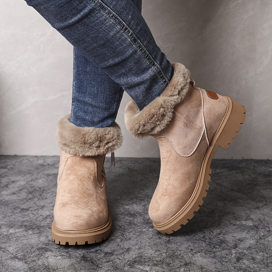 Maëlan | Bottines Chaudes à Doublure Confort