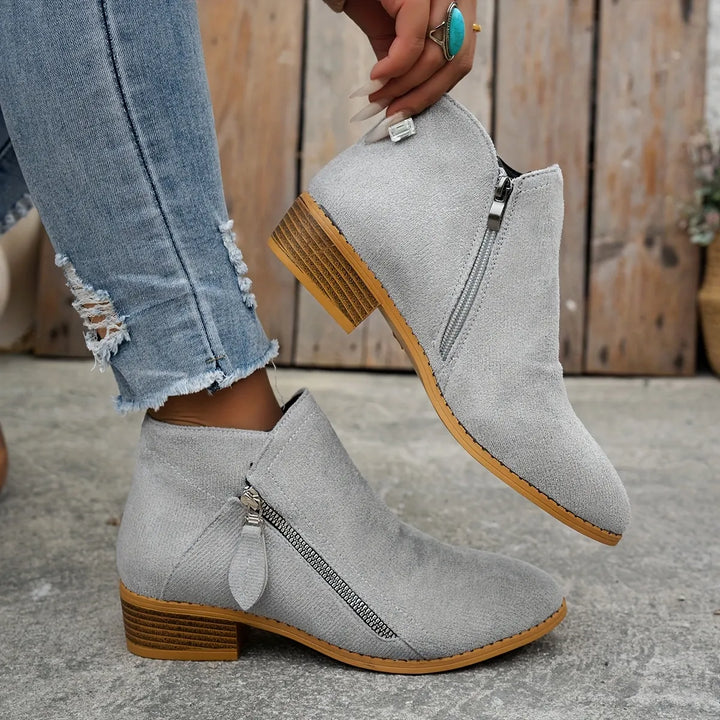 Marjorie™ | Bottines souples à talon stable
