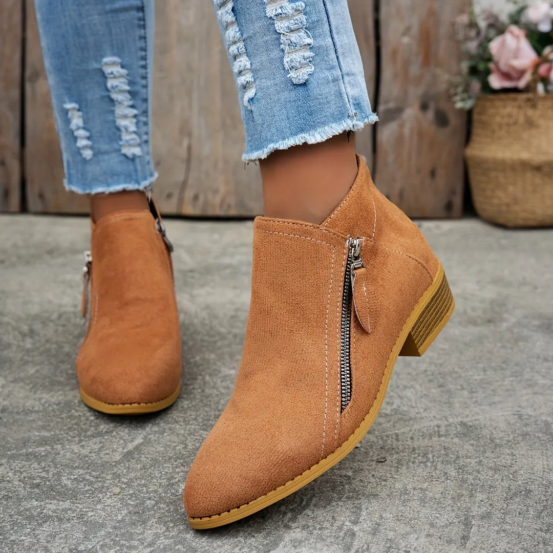 Marjorie™ | Bottines souples à talon stable