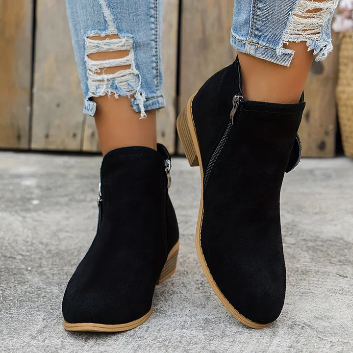 Marjorie™ | Bottines souples à talon stable