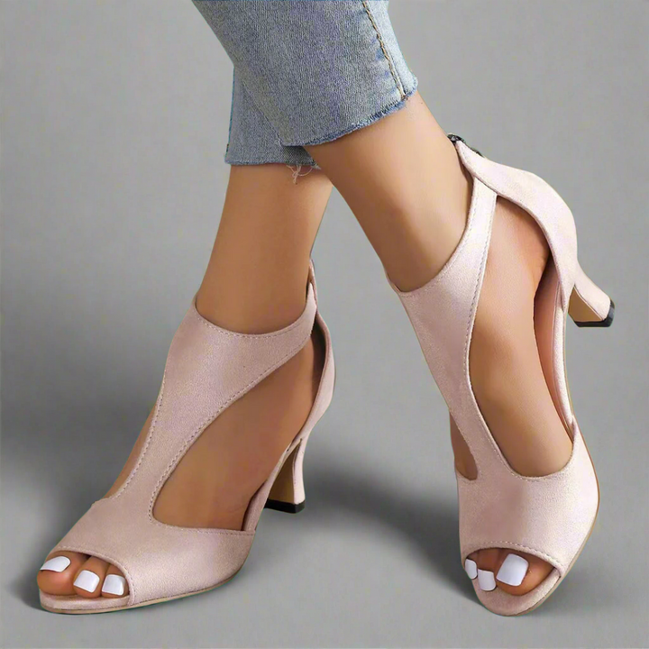 Heidrun | Sandales élégantes et confortables à talon