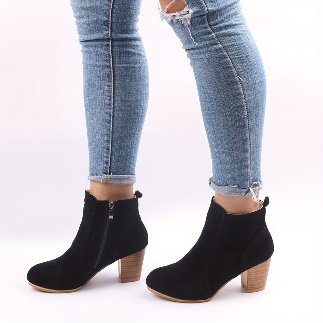 Maryline™ – Bottines à talon stable et confort longue durée