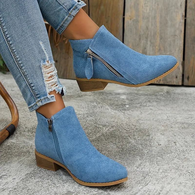 Marjorie™ | Bottines souples à talon stable