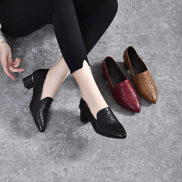 Olena™ – Mocassins brodés à confort durable