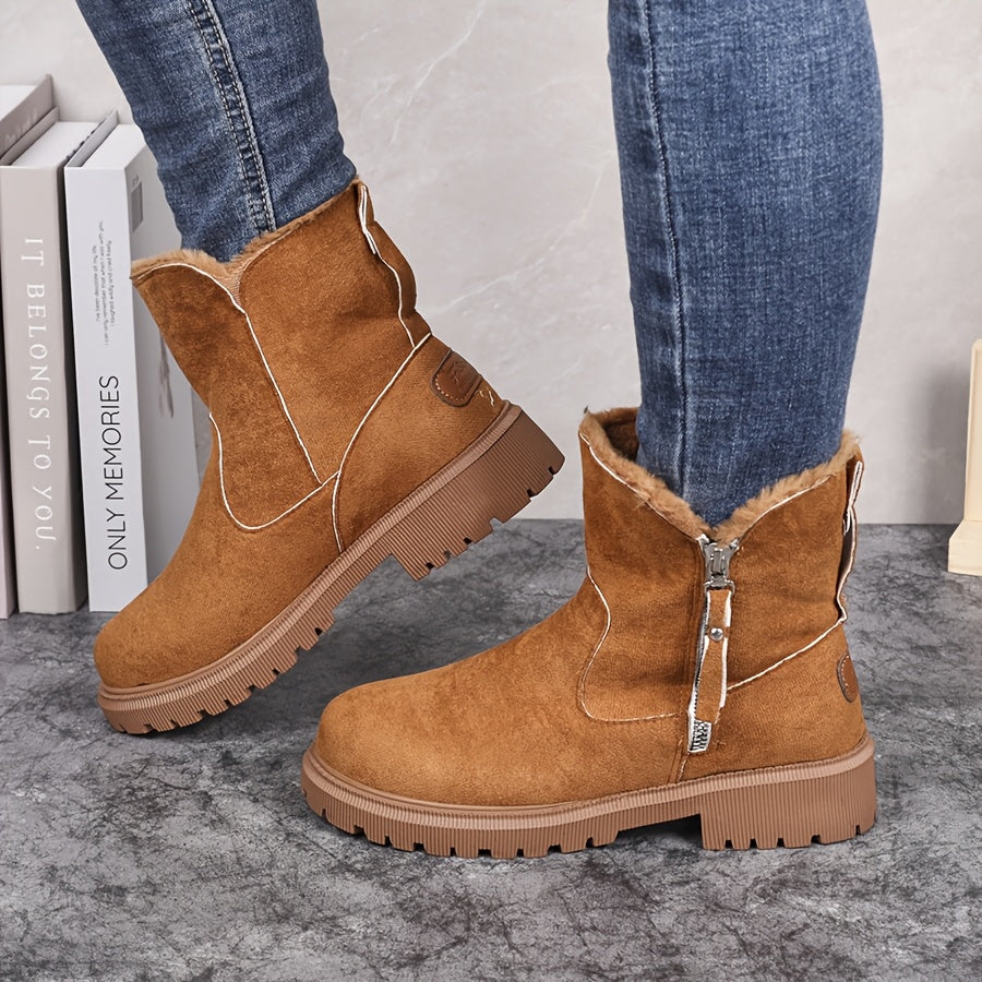 Maëlan | Bottines Chaudes à Doublure Confort