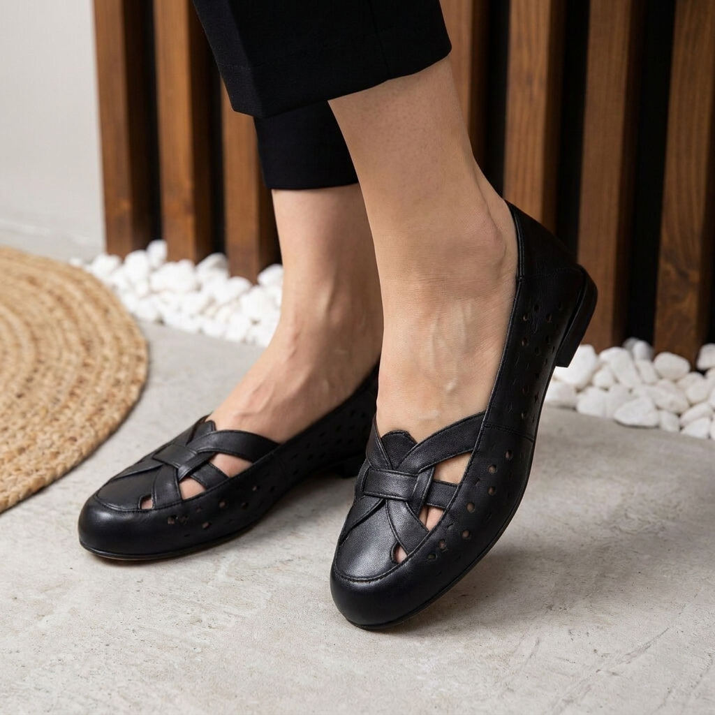 Cathy™ | Ballerines souples à talon bas