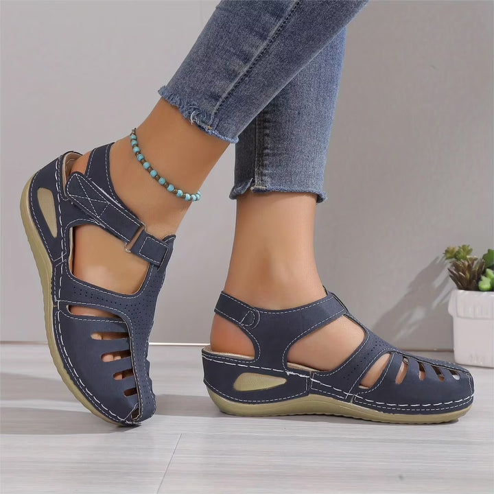 Audrey™ | Sandales ergonomiques à talon compensé