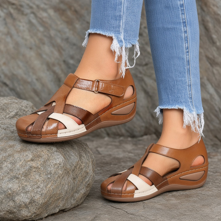 Gaëlle™ | Sandales confort à talon compensé