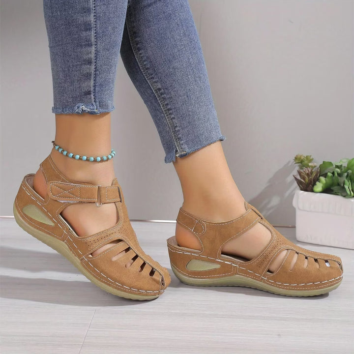 Audrey™ | Sandales ergonomiques à talon compensé