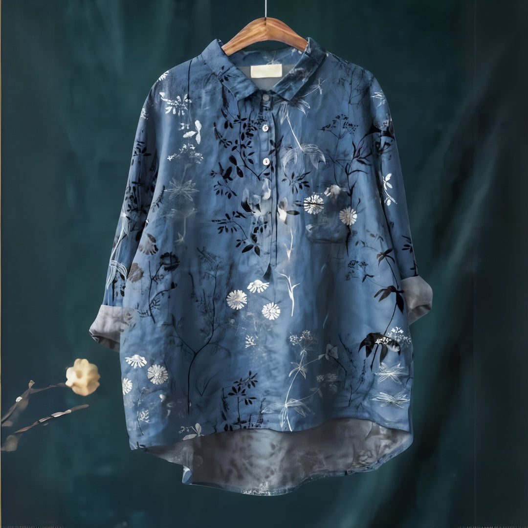 Lila - Chemisier à Imprimé Floral Romantique