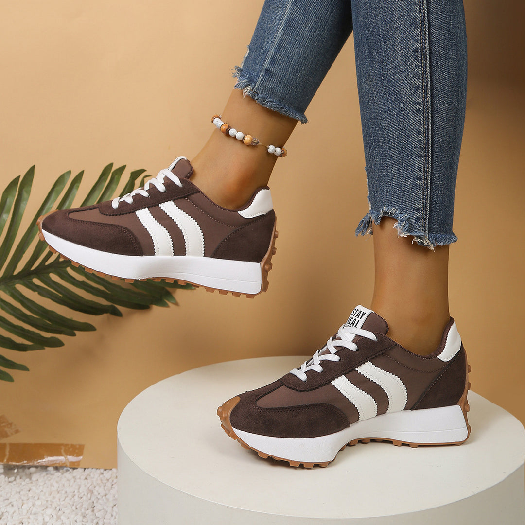 Viviane™ | Baskets confortables à talon compensé