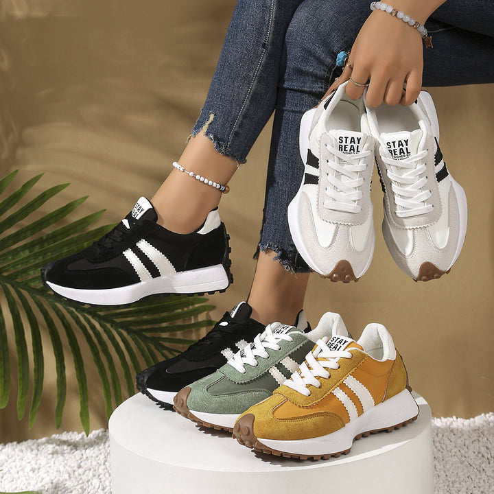 Viviane™ | Baskets confortables à talon compensé