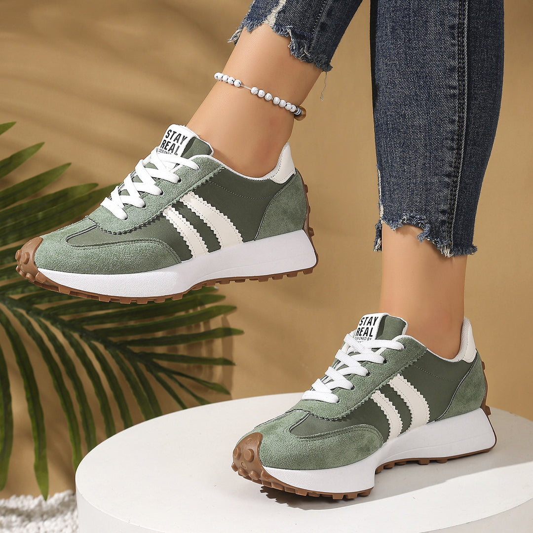 Viviane™ | Baskets confortables à talon compensé