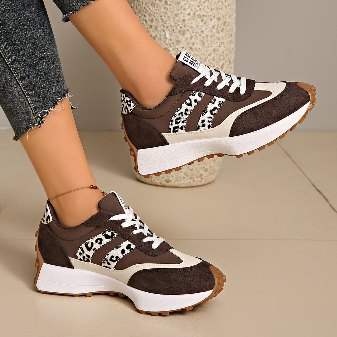 Viviane™ | Baskets confortables à talon compensé