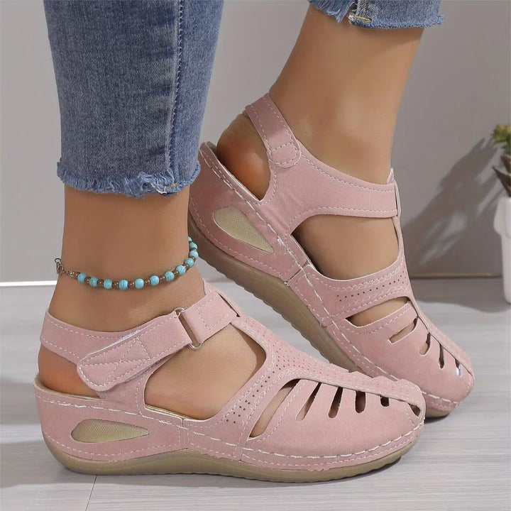 Audrey™ | Sandales ergonomiques à talon compensé
