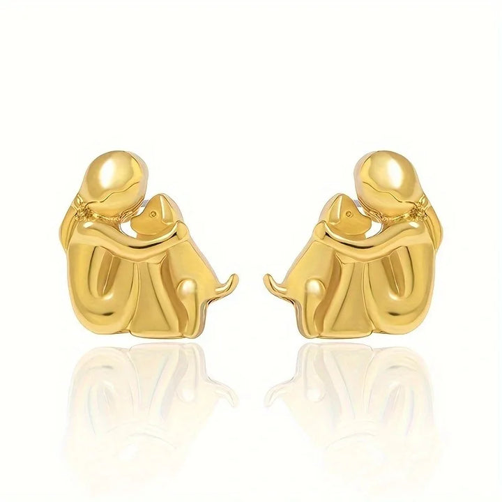 Lisa™ - Boucles d’Oreilles Icône Chien