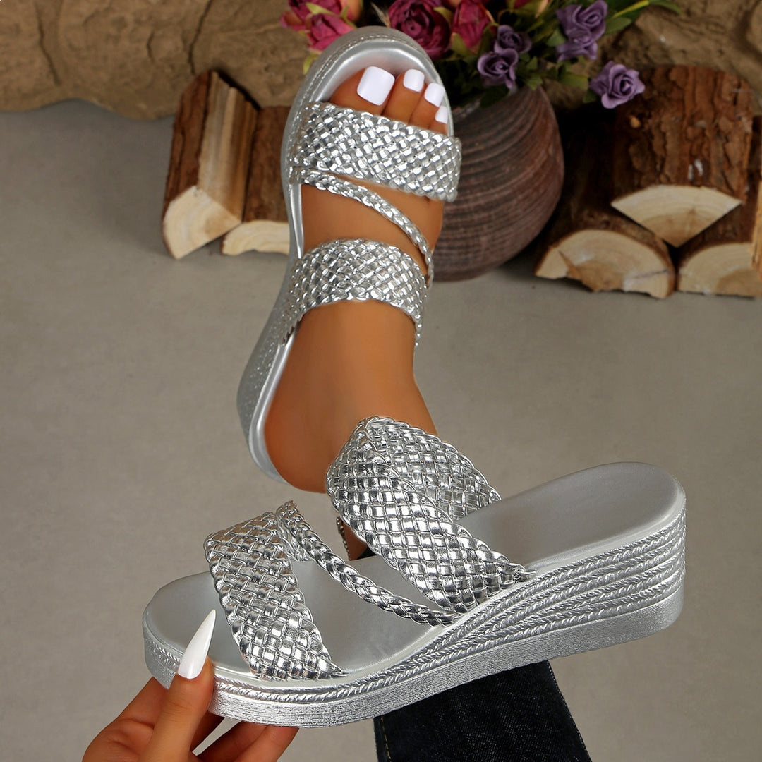 Chantal™ | Sandales ergonomiques à talon compensé