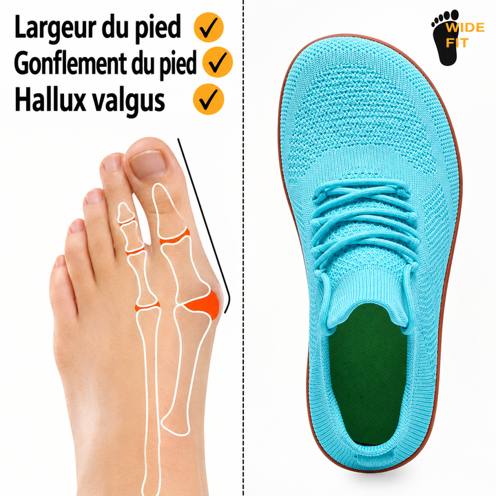 Orthea™ | Baskets confortables à soutien ergonomique
