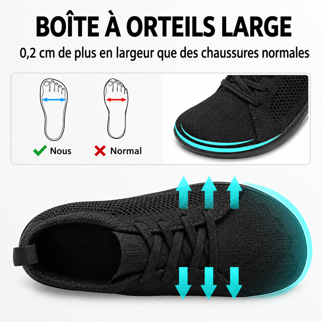 Orthea™ | Baskets confortables à soutien ergonomique