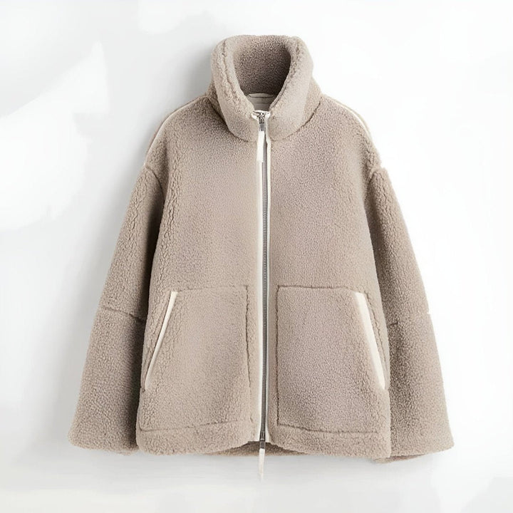 Jade | Veste en teddy fleece